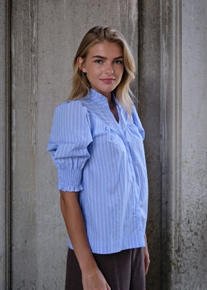 Diana stripy stone bluse Lyseblå Neo Noir 